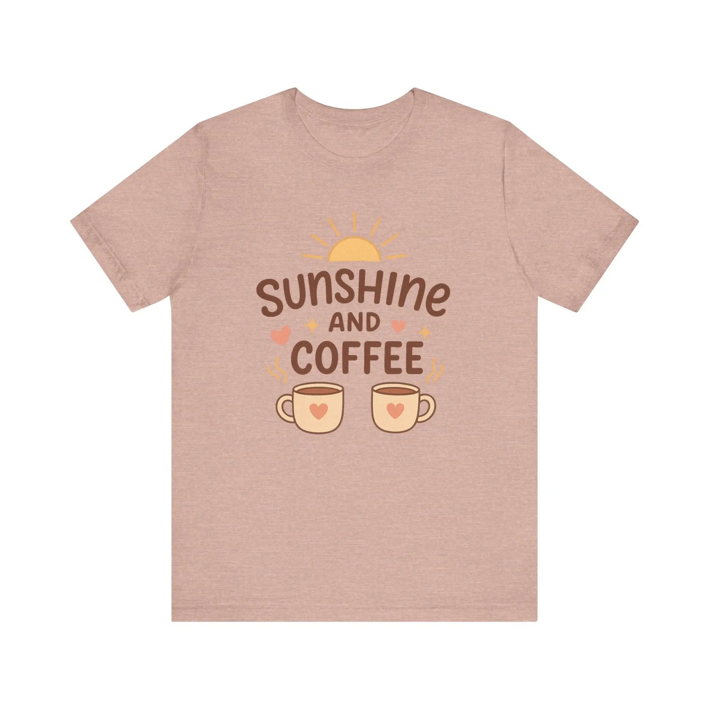 Sunshine and Coffee Tee - Cozy and Comfortable Sunshine Tee Printify