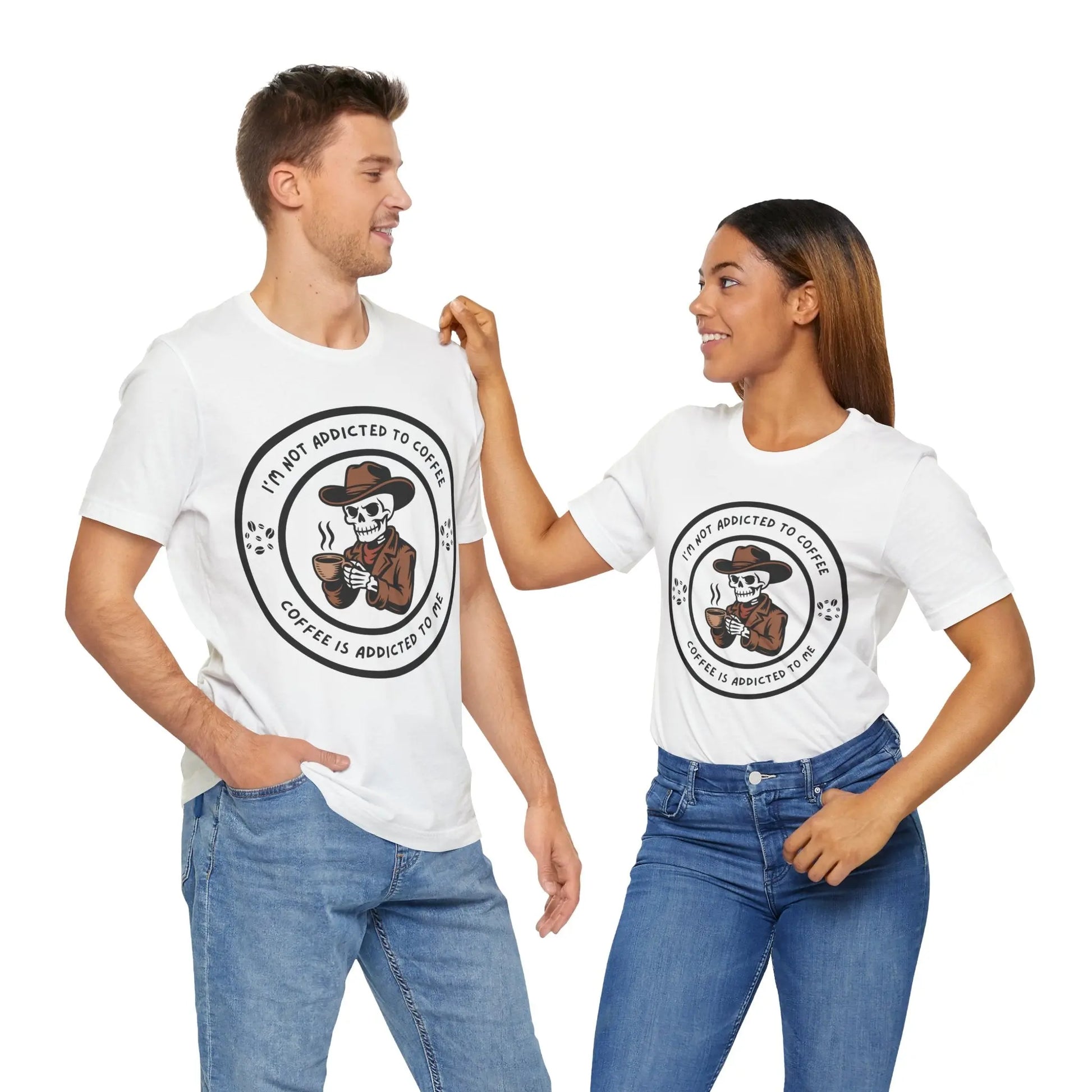 Coffee is Addicted to Me Tee - Light Version Printify