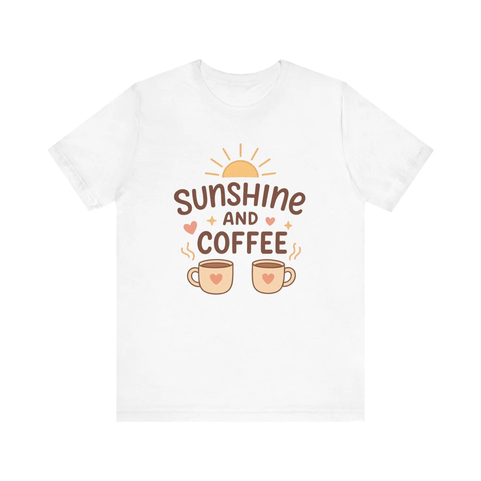 Sunshine and Coffee Tee - Cozy and Comfortable Sunshine Tee Printify