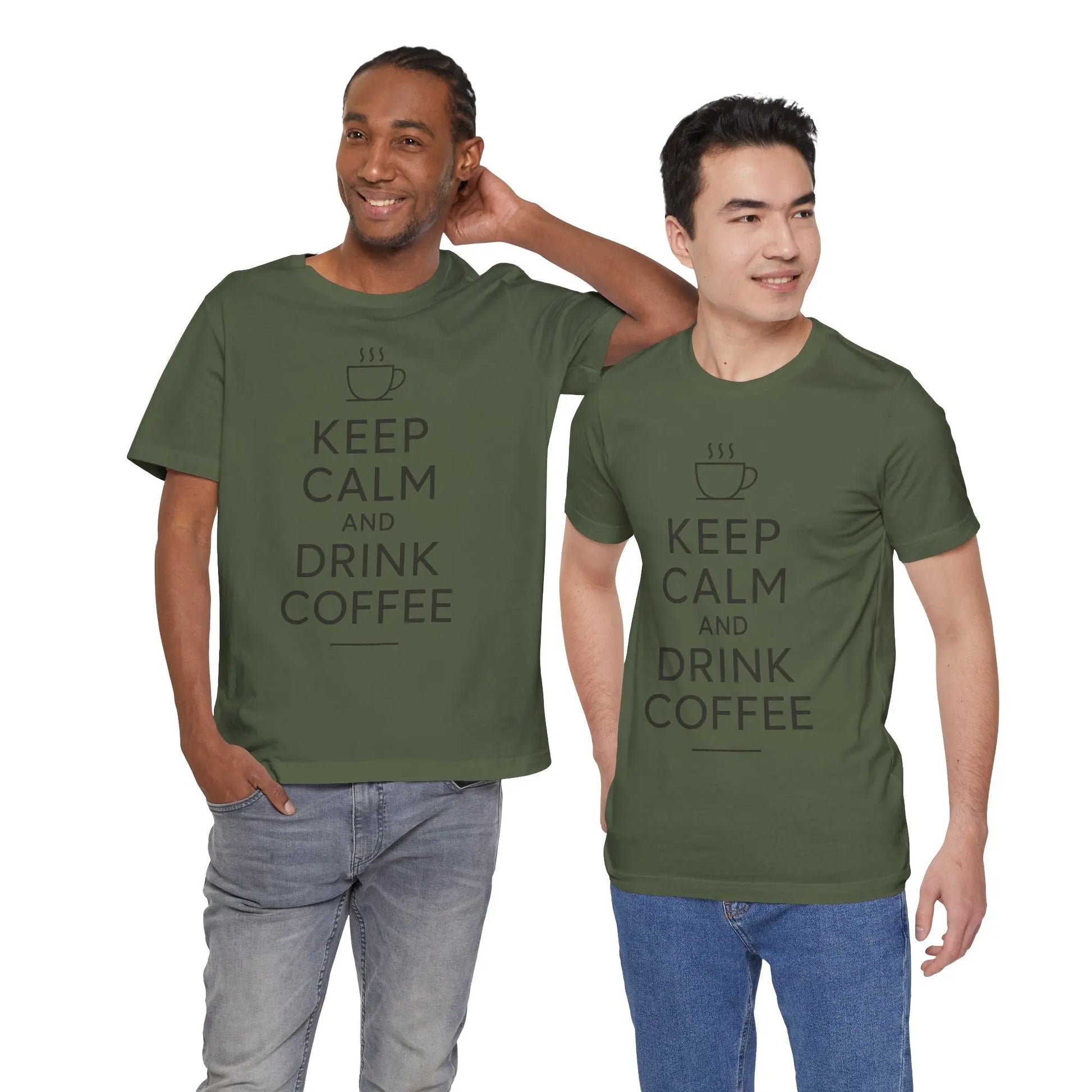 Keep Calm and Drink Coffee Unisex Tee Printify