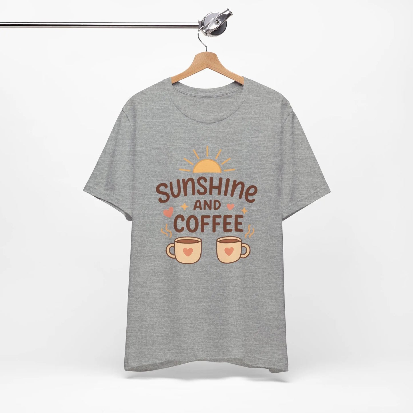 Sunshine and Coffee Tee - Cozy and Comfortable Sunshine Tee Printify