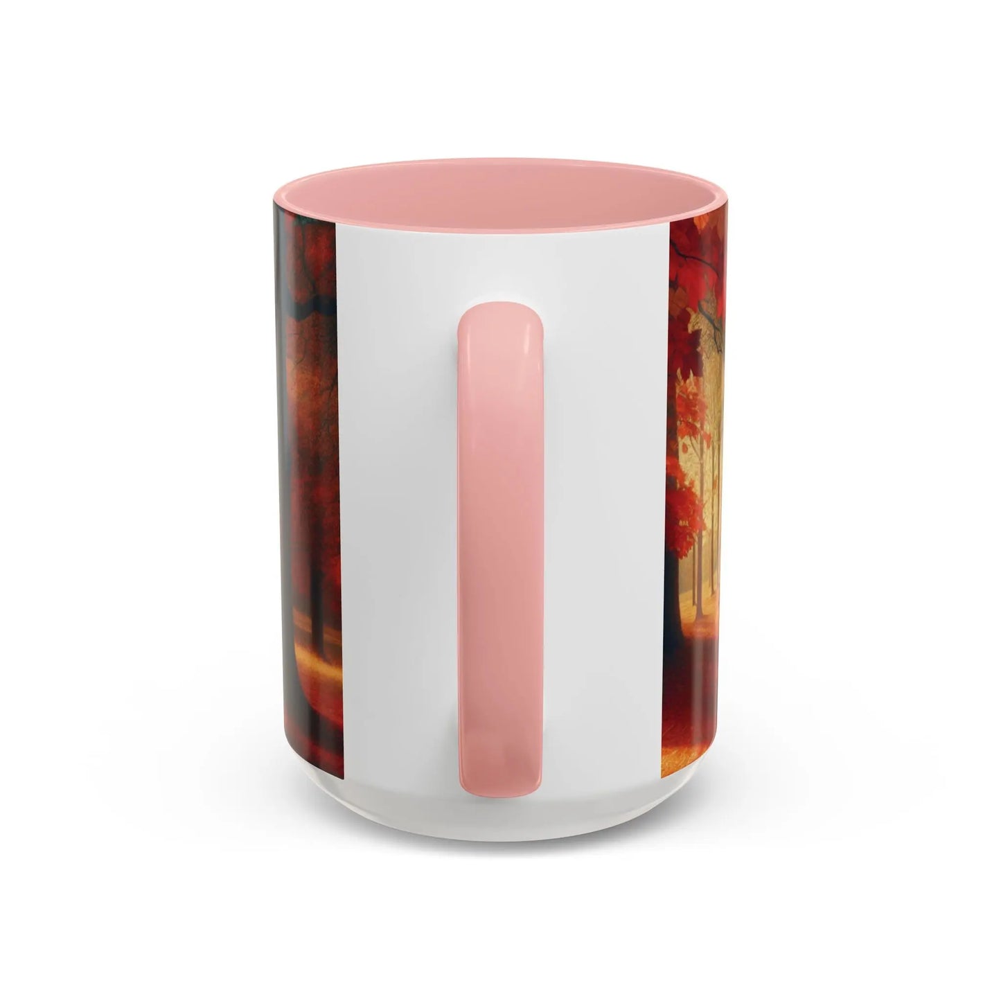 Cozy Autumn Panorama Accent Mug 15oz - Cups and Caffeine Co.