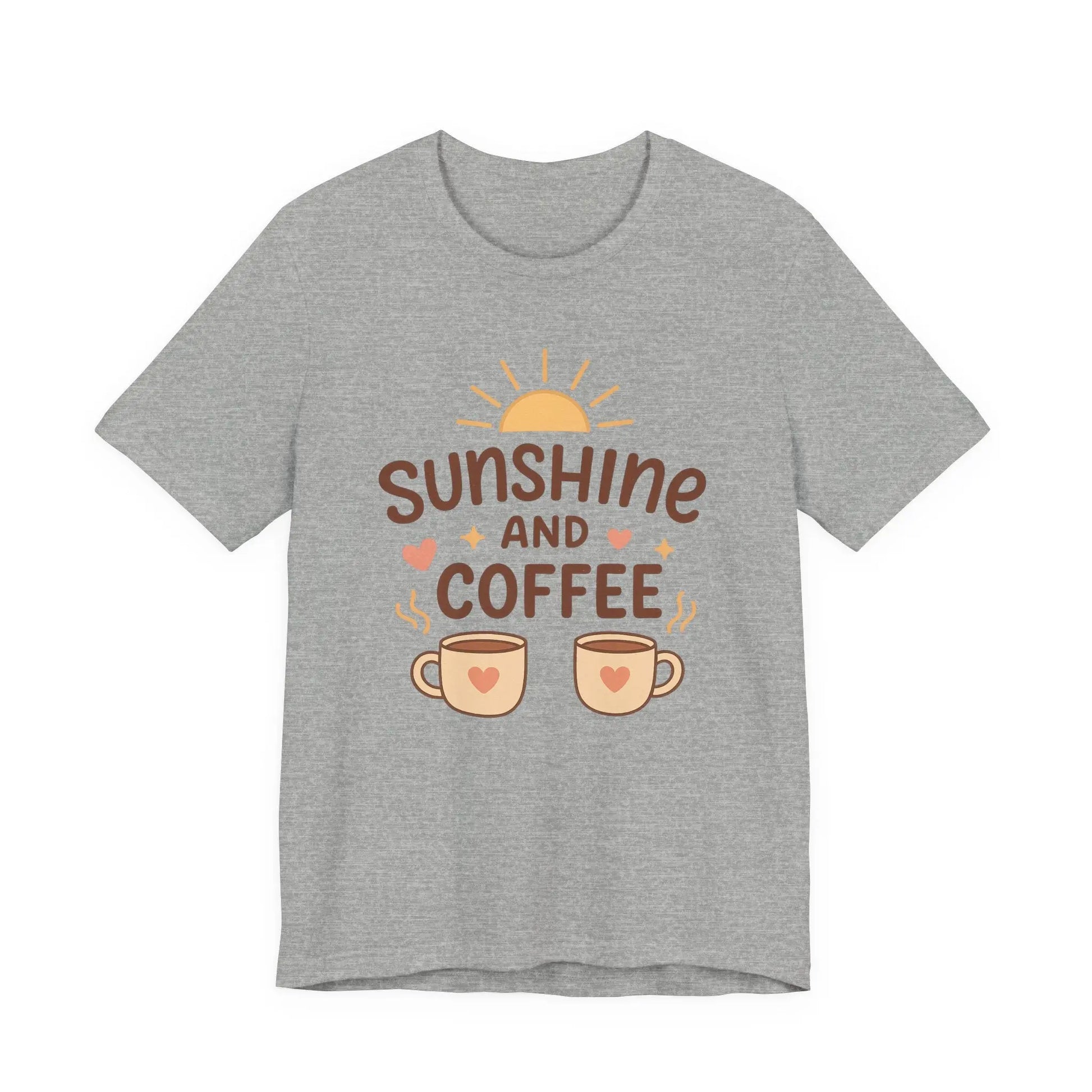 Sunshine and Coffee Tee - Cozy and Comfortable Sunshine Tee Printify