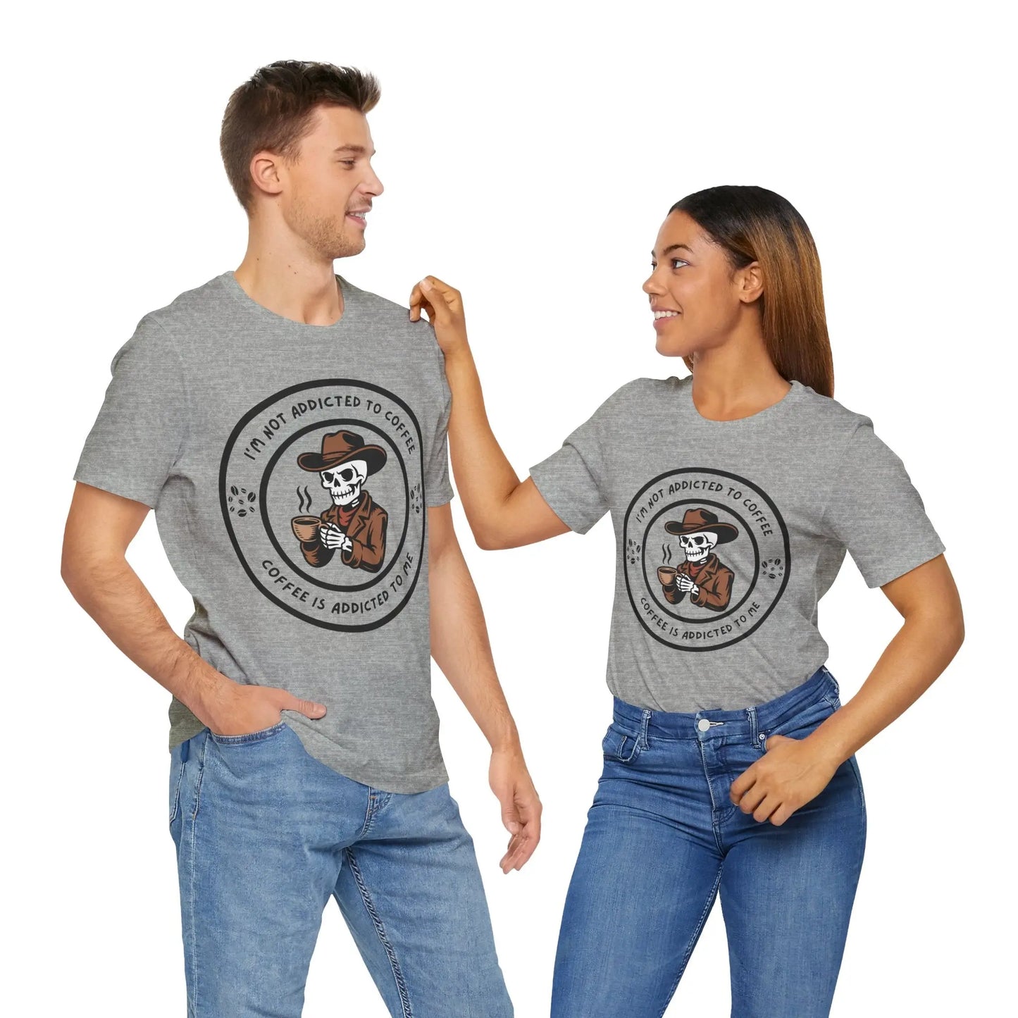 Coffee is Addicted to Me Tee - Light Version Printify